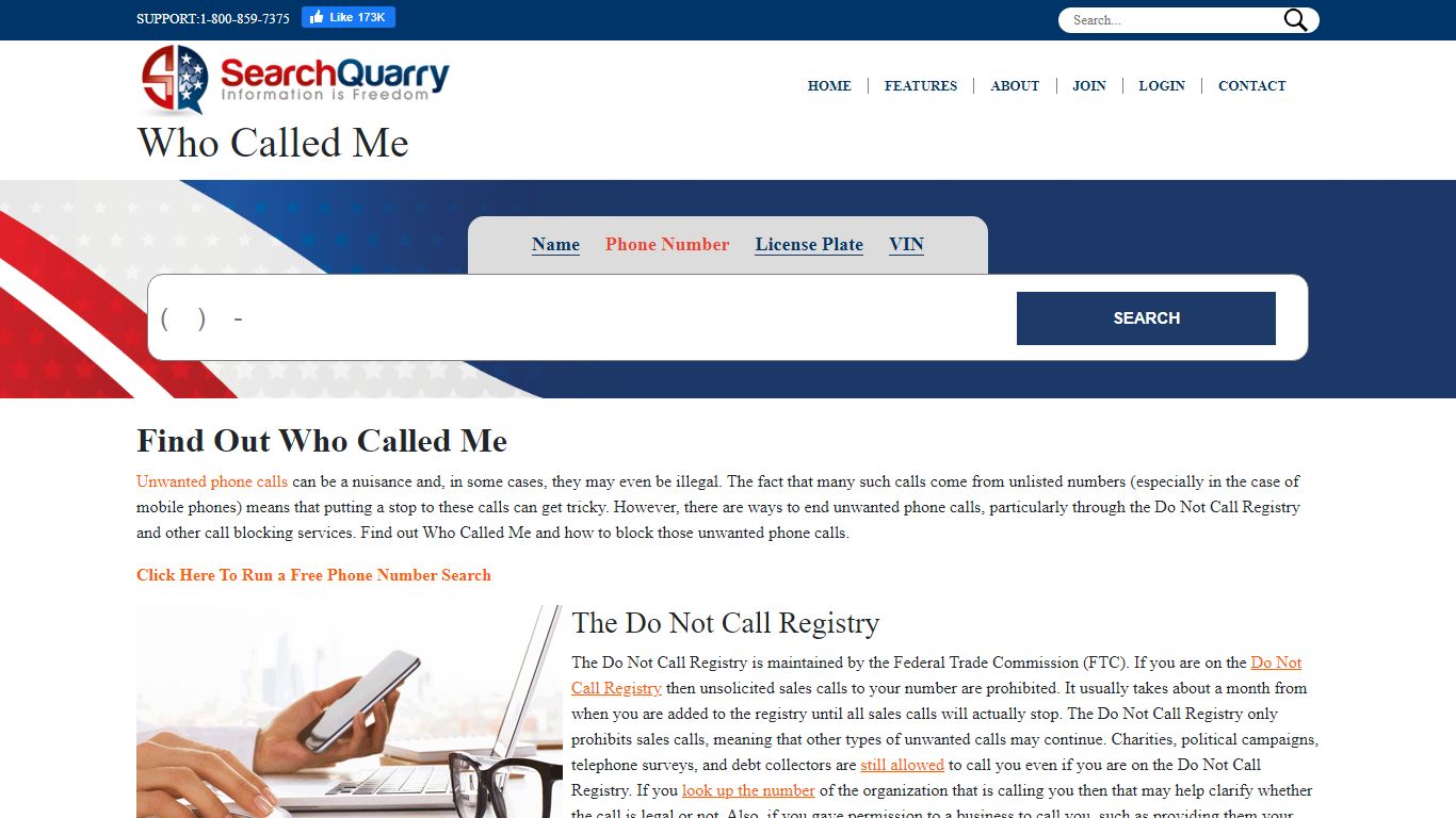 Who Called Me? | Reverse Search Any Phone Number Online - SearchQuarry